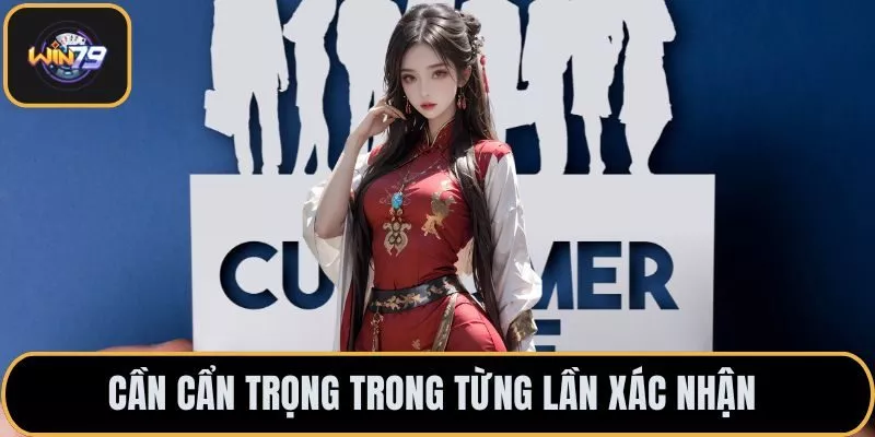 Cần cẩn trọng trong từng lần xác nhận