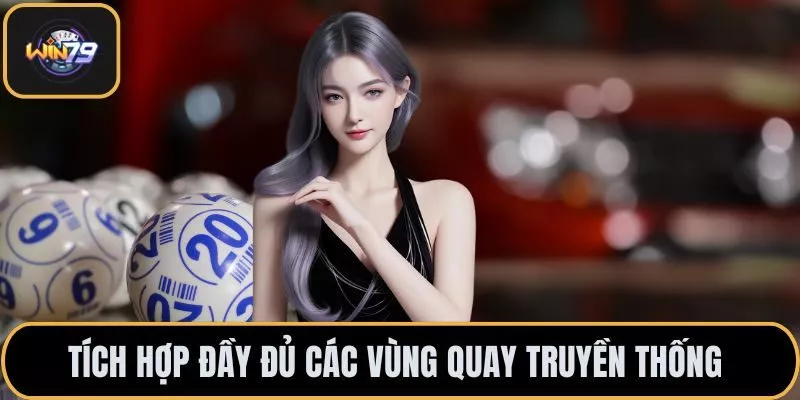 Tích hợp đầy đủ các vùng quay truyền thống 